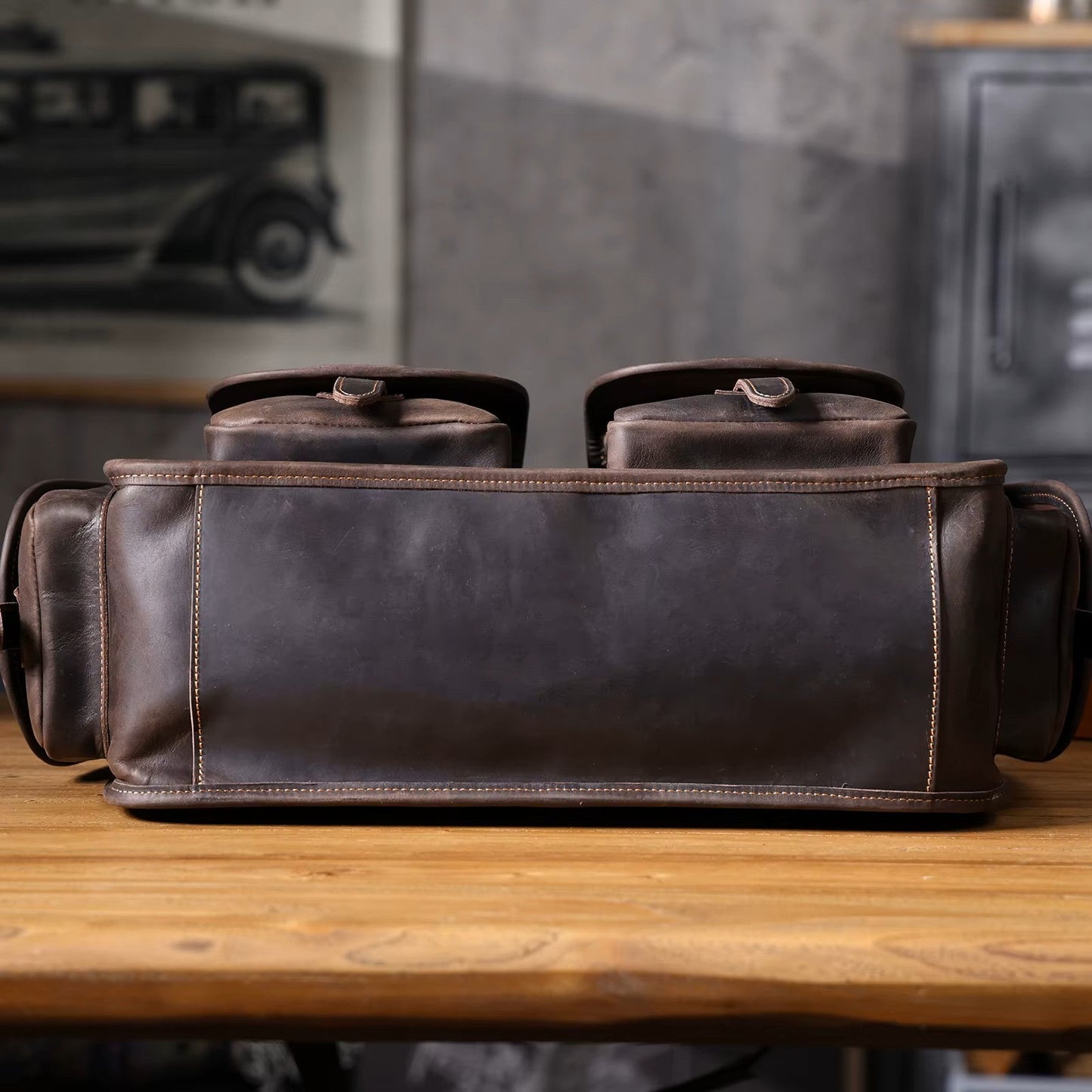 Marco Leather Workman Messenger