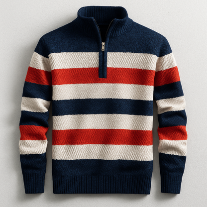 Pull Milford à col zippé