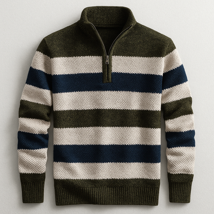 Pull Milford à col zippé