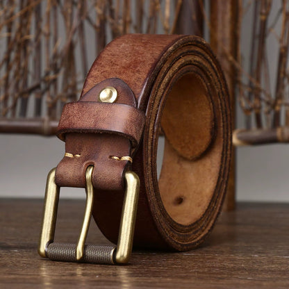 THICK COWHIDE BELT