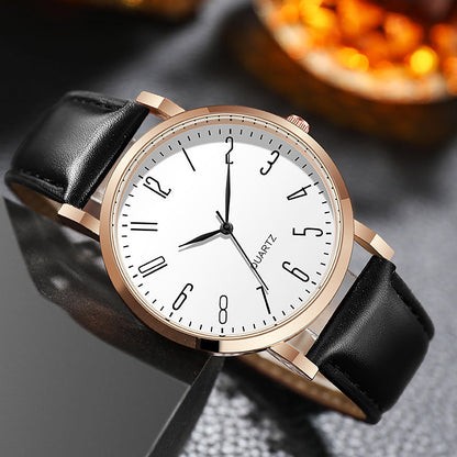Vintage Leather Military Quartz Watch